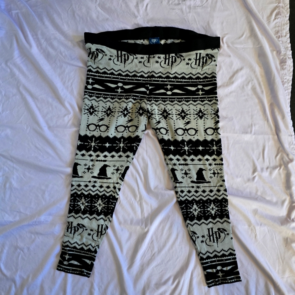 Torrid Fleece Lined - Harry Potter - Sweater-Knit Leggings Plus Size 3x